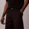 Pantalones cortos rectos de Cotton Stretch Pantalones cortos rectos de Cotton Stretch