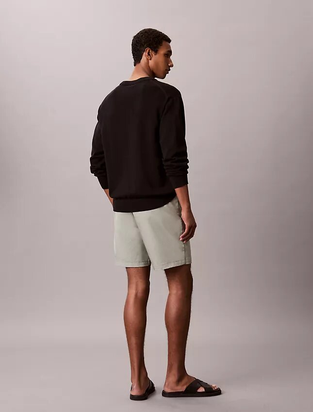 Pantalones cortos rectos de Cotton Stretch Pantalones cortos rectos de Cotton Stretch