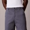 Pantalones cortos rectos de Cotton Stretch Pantalones cortos rectos de Cotton Stretch