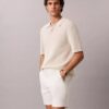 Pantalones cortos rectos de Cotton Stretch Pantalones cortos rectos de Cotton Stretch