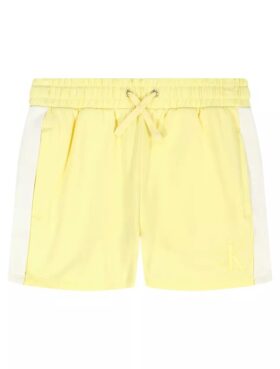 Pantalones cortos sin cremallera con gráfico Monogram para niñas