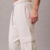 Pantalones de chándal cargo de felpa con Monogram Pantalones de chándal cargo de felpa con Monogram