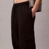 Pantalones de chándal cargo de felpa con Monogram Pantalones de chándal cargo de felpa con Monogram