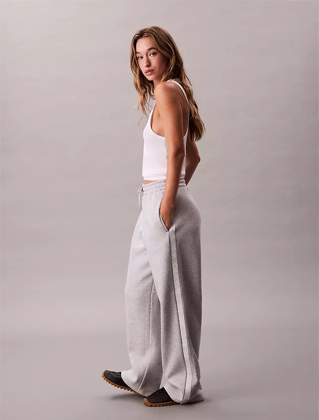 Pantalones de chándal con cinta con el logotipo Pantalones de chándal con cinta con el logotipo