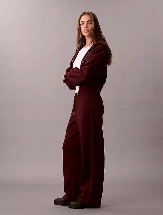 Pantalones de chándal con cinta con el logotipo Pantalones de chándal con cinta con el logotipo
