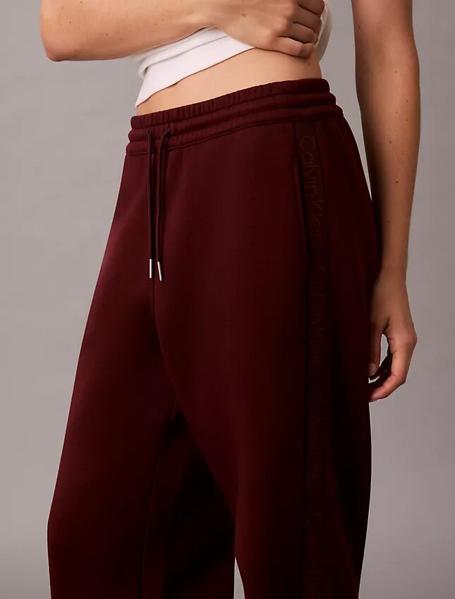 Pantalones de chándal con cinta con el logotipo Pantalones de chándal con cinta con el logotipo