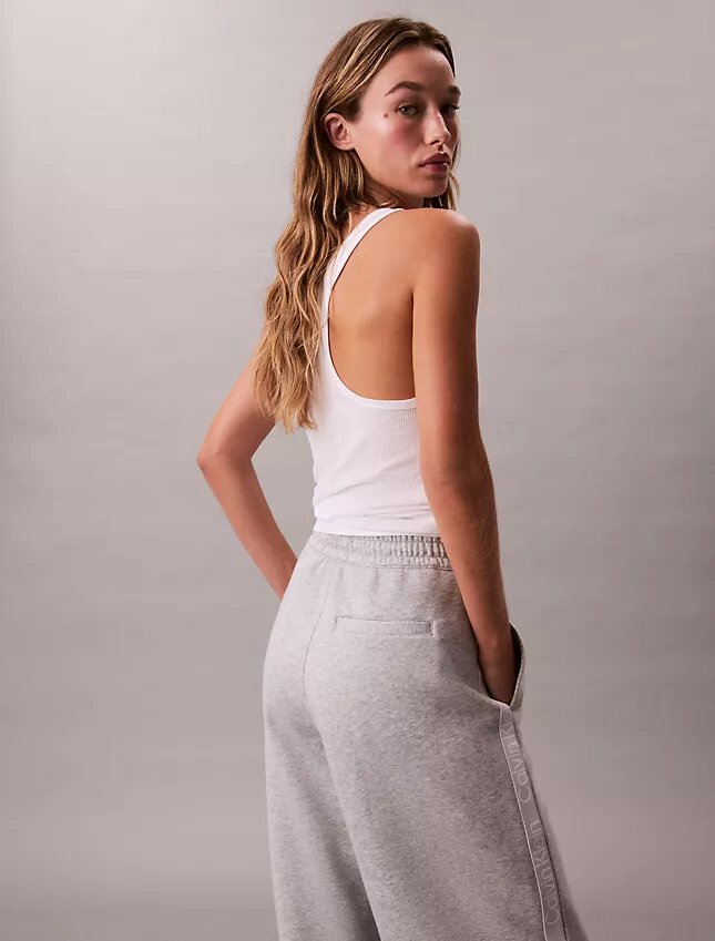 Pantalones de chándal con cinta con el logotipo Pantalones de chándal con cinta con el logotipo