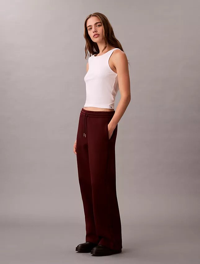 Pantalones de chándal con cinta con el logotipo Pantalones de chándal con cinta con el logotipo
