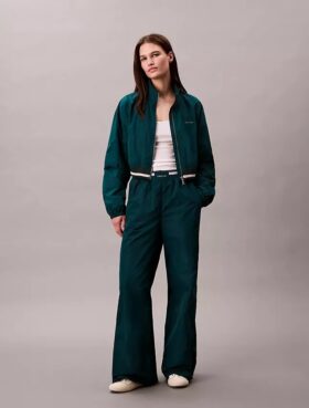 Pantalones de chándal con cintura con logotipo