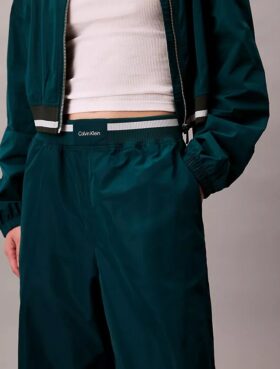 Pantalones de chándal con cintura con logotipo