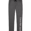 Pantalones de chándal con cordón y logotipo CKJ para niños