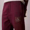 Pantalones de chándal con gráfico de Monogram en capas de felpa