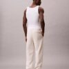 Pantalones de chándal con parche de monograma de felpa