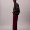 Pantalones de chándal con parche de monograma de felpa