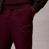 Pantalones de chándal con parche de monograma de felpa
