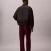 Pantalones de chándal con parche de monograma de felpa
