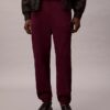 Pantalones de chándal con parche de monograma de felpa