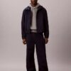 Pantalones de chándal de denim índigo ligero Pantalones de chándal de denim índigo ligero