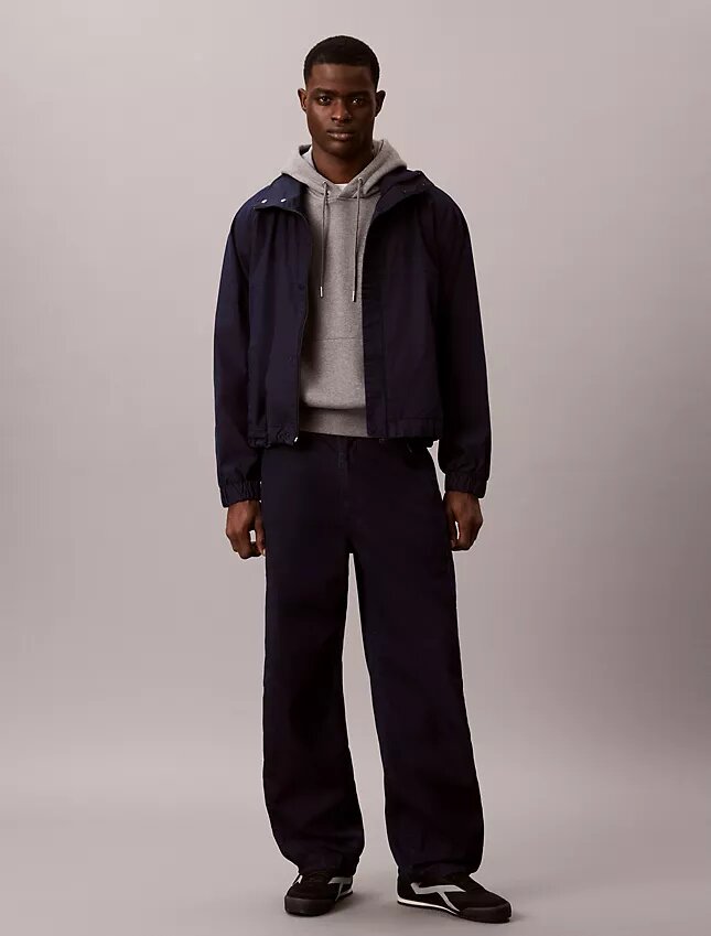 Pantalones de chándal de denim índigo ligero Pantalones de chándal de denim índigo ligero