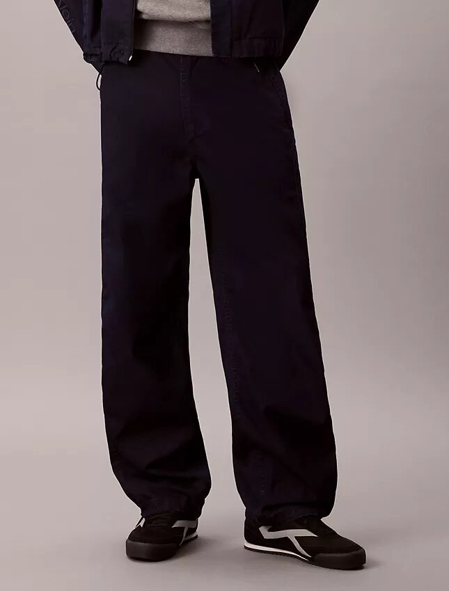 Pantalones de chándal de denim índigo ligero Pantalones de chándal de denim índigo ligero