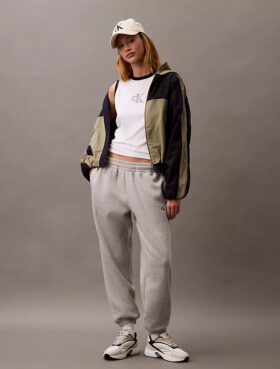 Pantalones de chándal de felpa con Monogram