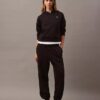 Pantalones de chándal de felpa con Monogram