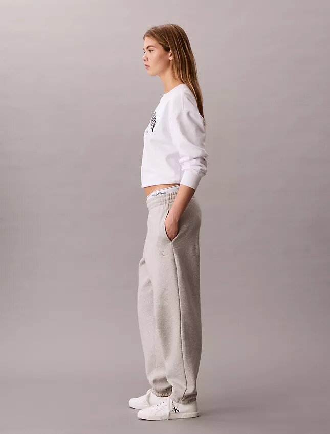 Pantalones de chándal de felpa con Monogram Pantalones de chándal de felpa con Monogram