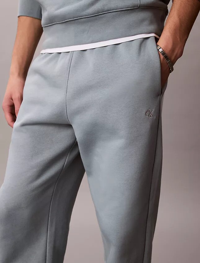 Pantalones de chándal de felpa con Monogram Pantalones de chándal de felpa con Monogram