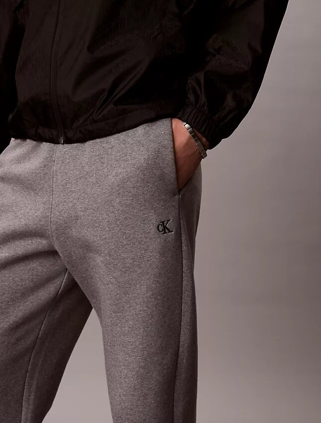 Pantalones de chándal de felpa con Monogram Pantalones de chándal de felpa con Monogram
