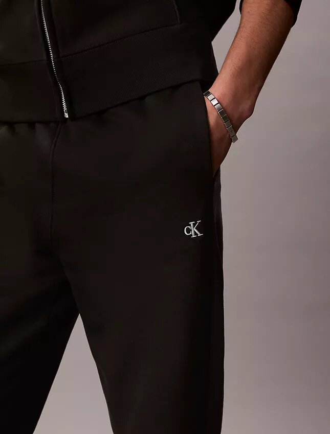 Pantalones de chándal de felpa con Monogram Pantalones de chándal de felpa con Monogram