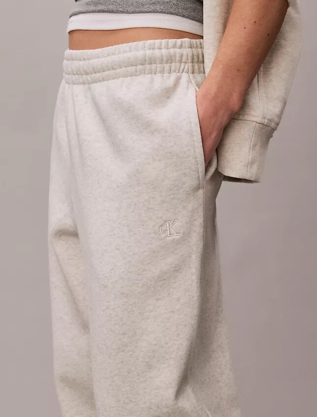 Pantalones de chándal de felpa con Monogram Pantalones de chándal de felpa con Monogram