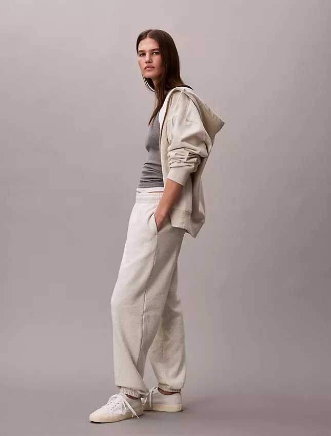Pantalones de chándal de felpa con Monogram Pantalones de chándal de felpa con Monogram