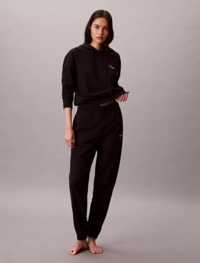 Pantalones de chándal de felpa de mezcla de algodón