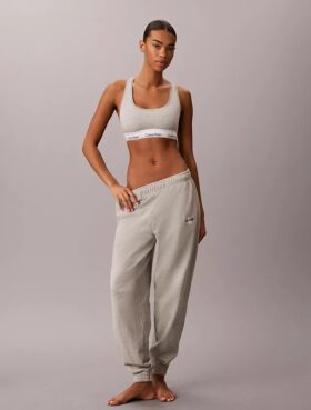 Pantalones de chándal de felpa de mezcla de algodón