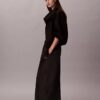 Pantalones de chándal de felpa de pierna ancha con monólogo Pantalones de chándal de felpa de pierna ancha con monólogo