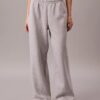 Pantalones de chándal de felpa de pierna ancha con monólogo Pantalones de chándal de felpa de pierna ancha con monólogo