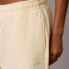 Pantalones de chándal de felpa de pierna ancha con monólogo Pantalones de chándal de felpa de pierna ancha con monólogo