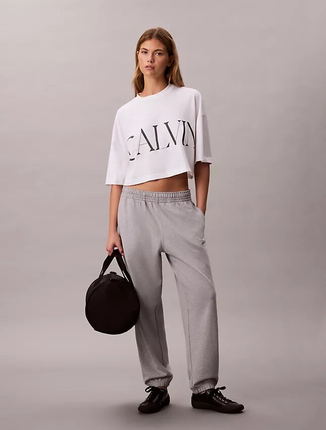 Pantalones de chándal de felpa francesa Monólogo Pantalones de chándal de felpa francesa Monólogo