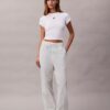 Pantalones de chándal sin cordón con gráfico del logotipo Monogram Pantalones de chándal sin cordón con gráfico del logotipo Monogram