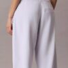 Pantalones de corte recto con cinta con el logotipo Pantalones de corte recto con cinta con el logotipo