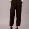 Pantalones de corte recto de sarga Cotton Stretch de algodón Pantalones de corte recto de sarga Cotton Stretch de algodón