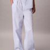 Pantalones de dormir de popelín de algodón