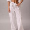 Pantalones de dormir de popelín de algodón