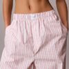 Pantalones de dormir de popelín de algodón