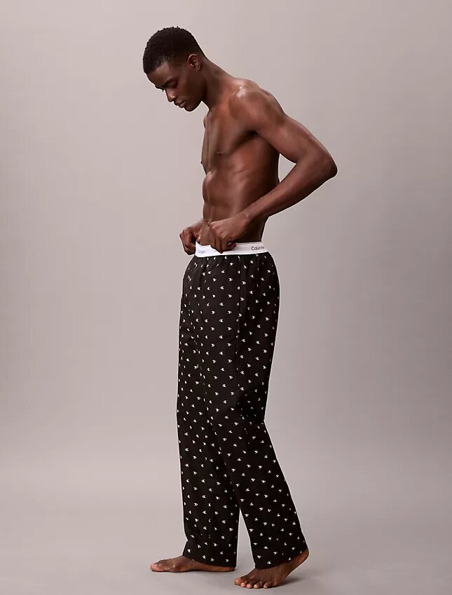 Pantalones de dormir de popelín de algodón Pantalones de dormir de popelín de algodón