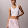 Pantalones de dormir de popelín de algodón