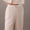 Pantalones de dormir de viscosa tejida Pantalones de dormir de viscosa tejida