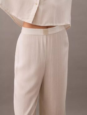 Pantalones de dormir de viscosa tejida