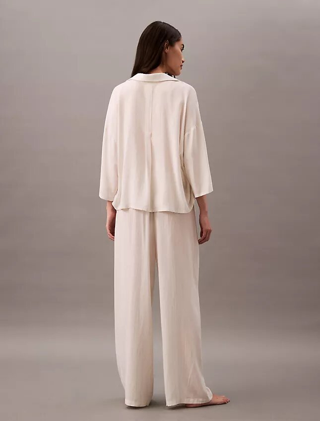 Pantalones de dormir de viscosa tejida Pantalones de dormir de viscosa tejida