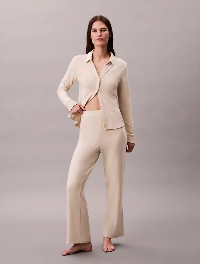 Pantalones de interlock cepillado Pantalones de interlock cepillado